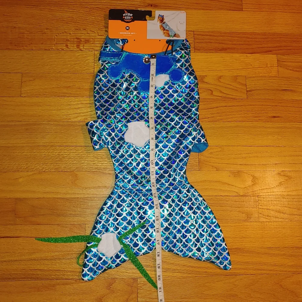 Dog MEDIUM Mermaid Halloween Dog Costume Hyde and Eek MEDIUM Up to 50 lbs